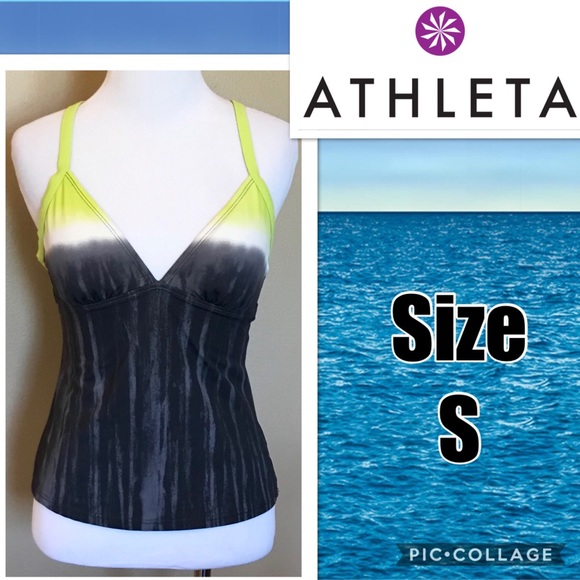 athleta tie dye tankini